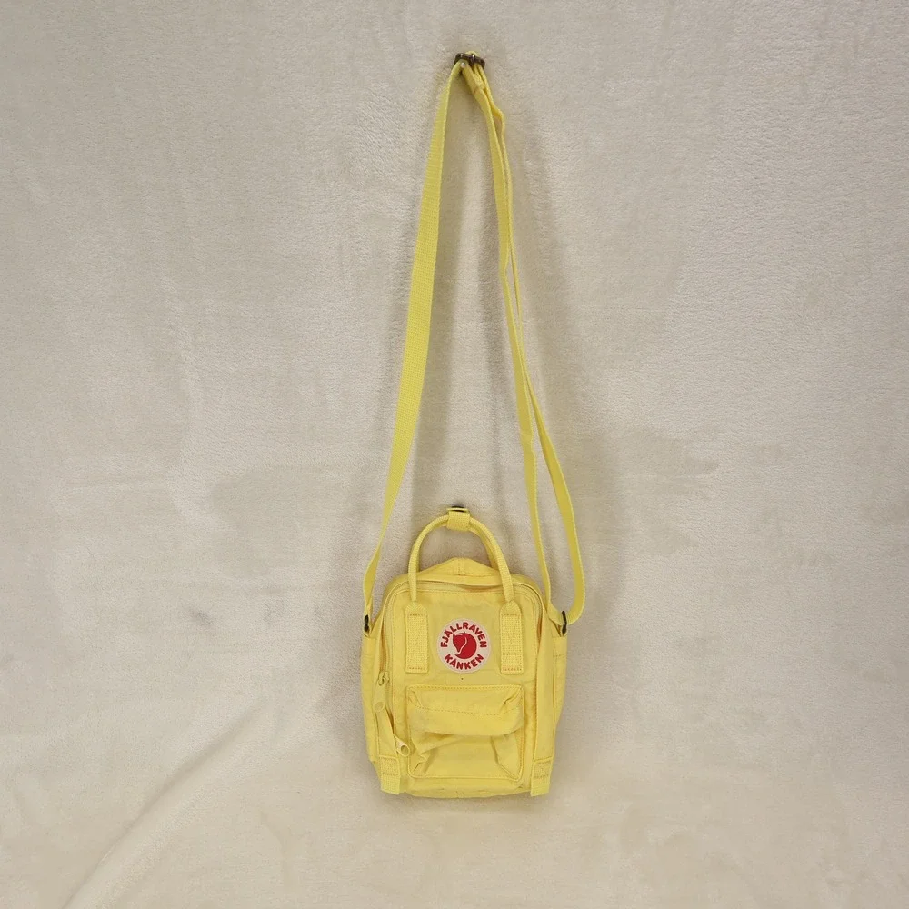 Fjallraven Kanken Sling Crossbody Bag Yellow 23797 Vinylon F Durable Shoulder